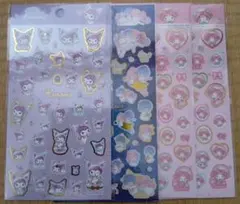 サンリオ　シール　ステッカー4点