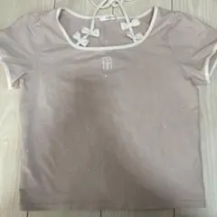 エブリン　ストーンTシャツ　リボンのサムネイル