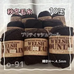 o-92 海外毛糸　シェットランドウール　　10玉