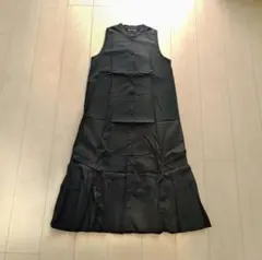 ZARA ノースリーブシャツワンピース ブラック