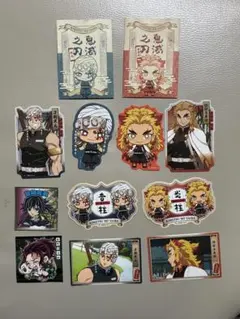 鬼滅の刃　ダイカットステッカー　シール　セット