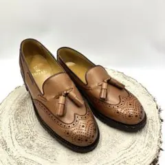 【未使用級品】REGAL リーガル　タッセルローファー　キャメル　本革　約26㎝