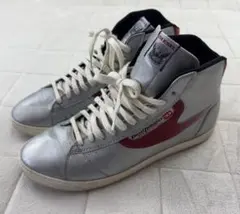 希少　DISEL　ディーゼル ハイカットスニーカー　シルバー　28.0cm