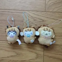クロミ、シナモロール、ポムポムプリン　マスコット