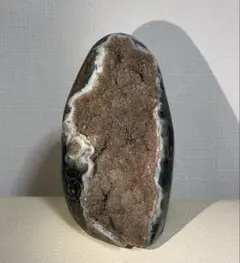 ドゥルージーアゲート シュガー瑪瑙 クリスタル チョコレート模様 約1キロ 幸運