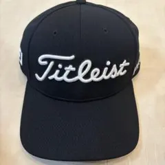 タイトリスト ツアーエリート フラットビル キャップメンズ ブラック