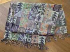 レディース　幾何学模様 ストール マフラー　軽量