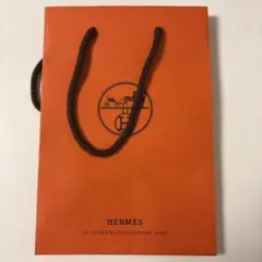 HERMES オレンジ ショップ袋 中型