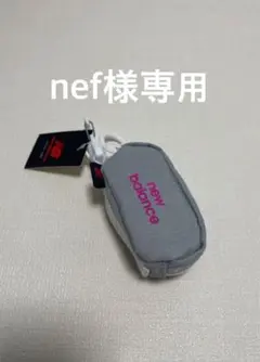 New Balance グレー 小型ポーチ