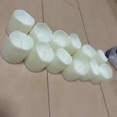 結婚式 テーブル装飾 LEDキャンドルセット ホワイト イエロー