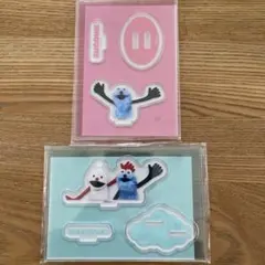 パペットスンスン　ハッピーくじ　F賞 アクリルスタンド　2点セット