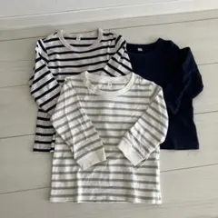 長袖カットソー 3枚セット 90cm