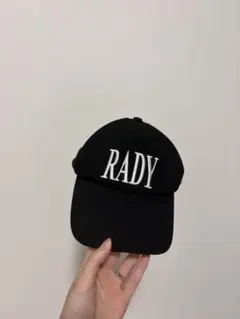 Rady ロゴ刺繍 ベースボールキャップ ブラックのサムネイル