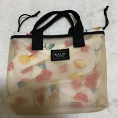 カルディ　台湾バッグ　メッシュバッグ＆巾着