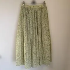 anysis スカート 花柄 イエロー Sサイズ