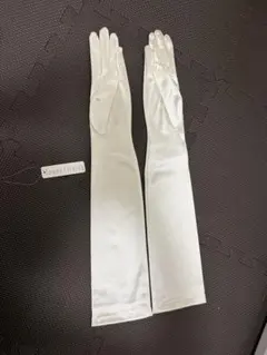 Comon Fashion ホワイトウェディンググローブ