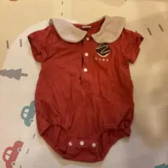 バースデイ futafuta たこ焼き ロンパース 70 レッド