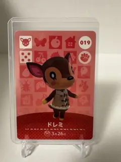 どうぶつの森 amiiboカード 第1弾 019 ドレミ