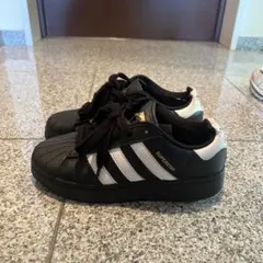 大人気！adidas アディダス 24cm スーパースター ブラック