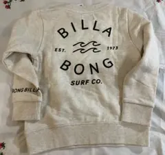 新品未使用 BILLABONG トレーナー グレー サイズ130