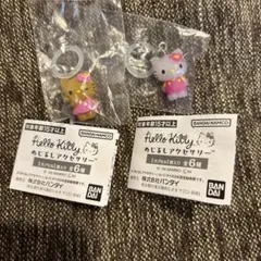 ハローキティ　めじるしアクセサリー　お花　日焼け