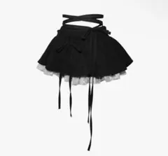 イドラタールテオドール 《クロスハーネススカート》BLACK - メルカリ