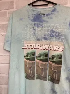 STAR WARS Tシャツ ベビーヨーダ タイダイ柄 Mサイズ