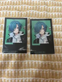 【七次元生徒会！】緑仙　チェキ風カード 2枚セット(N×2)