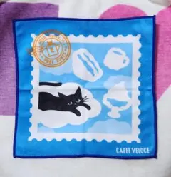 カフェベローチェ40周年記念 サマーキャンペーン第2弾 黒ねこハンドタオル