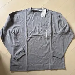 新品★無印良品　ポケット付き長袖Tシャツ　Ｌ