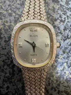 ELGIN レディース 腕時計 稼動　クォーツ シルバーカラーのサムネイル