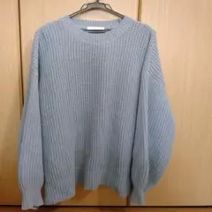 chocol raffine robe ニット ブルー系