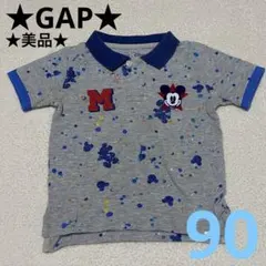 GAP ベビー ポロシャツ 半袖 ディズニー ミッキー