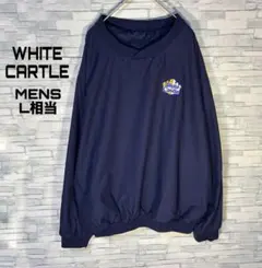 【USA古着】WHITE CASTLEプルオーバーナイロンL相当　ピステ