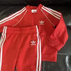 adidas トレフォイル ジャージ セットアップ レッドアディダスのサムネイル