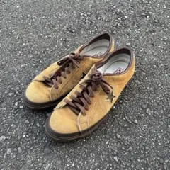希少 ヴィンテージ 70s コンバース ジャックスター マスタード サイズ8