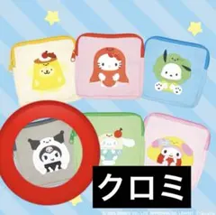 niccolino × Sanrio 스퀘어 파우치 쿠로미