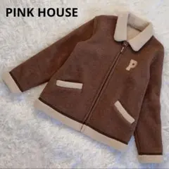 ブラウン フリースジャケット