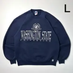 ラッセルアスレチック スウェット usa製 L ネイビー 90s 前V カレッジ