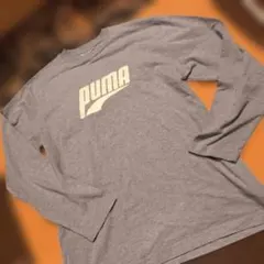 90’sビンデージ PUMA フォームストリップロゴ 長袖Tシャツ
