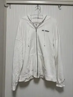 BILLABONG ビラボン　ホワイト M ジップアップパーカー