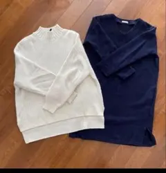 レディース冬物まとめ売り　ホワイト・ネイビー