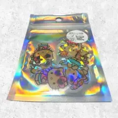 【新品未開封】サンリオ　日焼けキティ　オーロラクリア　ホログラム　フレークシール