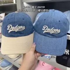 新品未使用【日本未入荷】カリナMLB KOREA レタリング デニムキャップ帽子のサムネイル