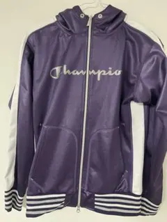 Champion パープル フルジップパーカー L
