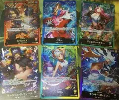 【最安値】ワンピースカード　新スタートデッキ　リーダーカード　6種セット