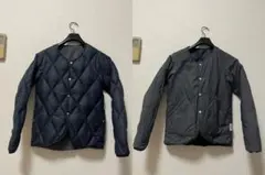 ノーカラーダウンジャケット ダウンジャケット