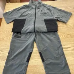 UNDER ARMOUR ジャージ上下セット 半袖 グレー