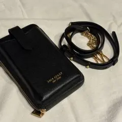 【新品】kate spade new york ブラックスマホショルダーバッグ
