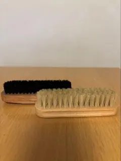 靴磨き用ブラシ　2本セット